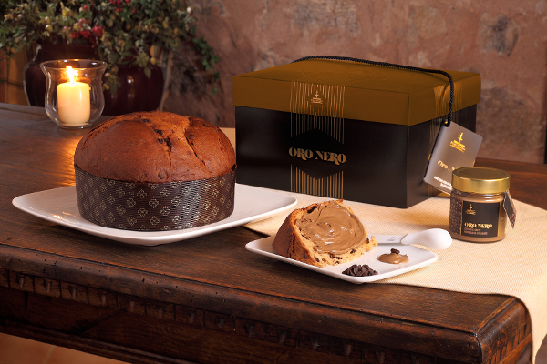 Panettone Schokolade Oro Fiasconaro mit Kaffee Crème