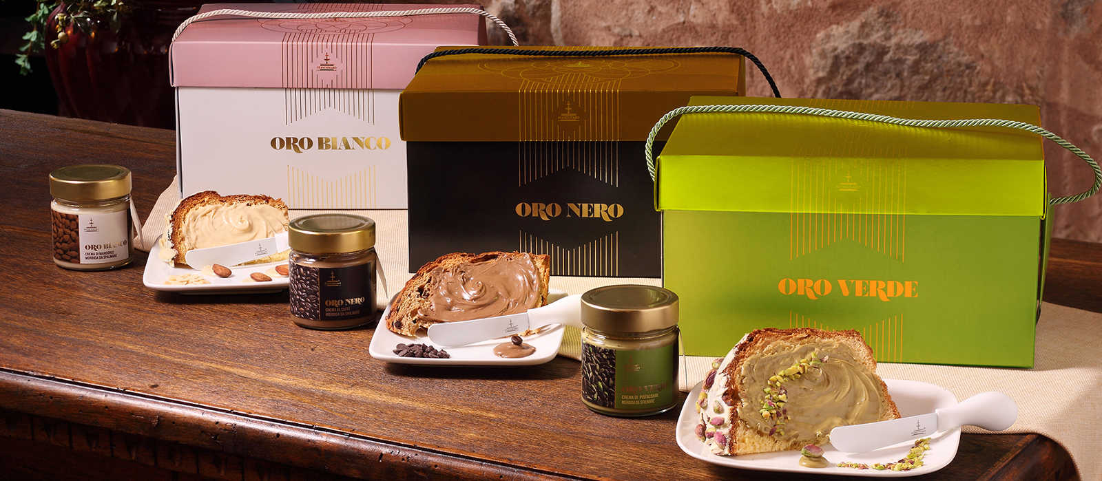 #slidecaption2 Panettone Fiasconaro Linea Oro
